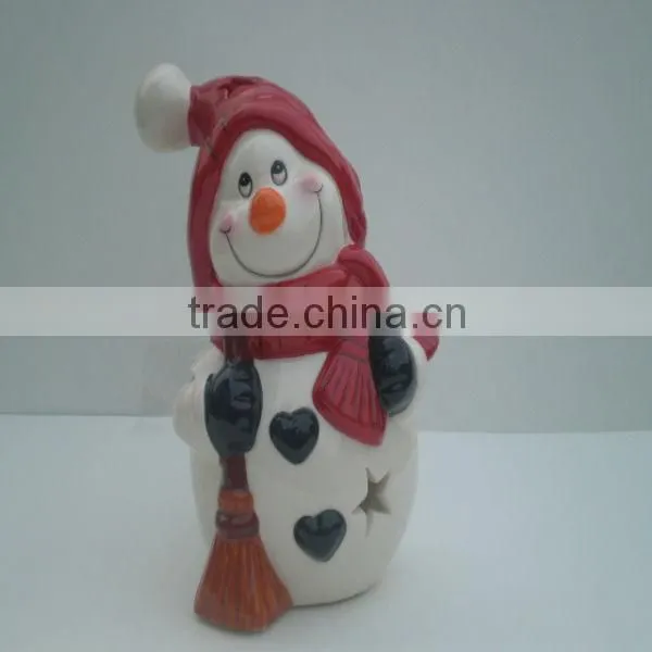 Santa Claus Ceramic Candlestick photo-2