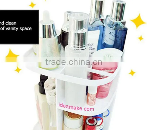 360Degree Spinning Rotating Makeup Organizer photo-5