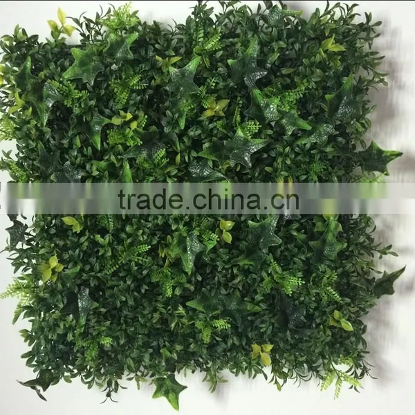 2016 New Arrival Garden Decor Artificial Grass Mat Plastic Leaf Fence