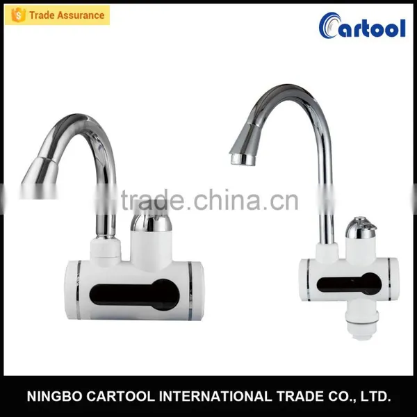 Kitchen LED Red Digital Display Fast Heating Electric Faucet Water Heater Taps photo-5