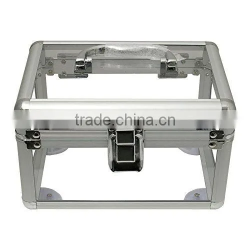 Clear Plastic Storage Carry Case Ideal For Arts and Crafts, Make-Up Vanity Box Quality Choice