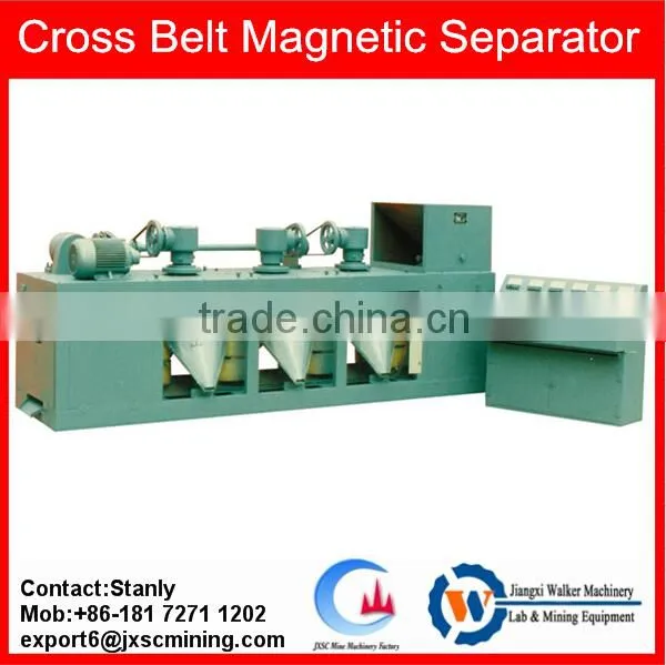 Coltan Tantanum Tin Concentrate Refining Cross Belt Magnetic Separator