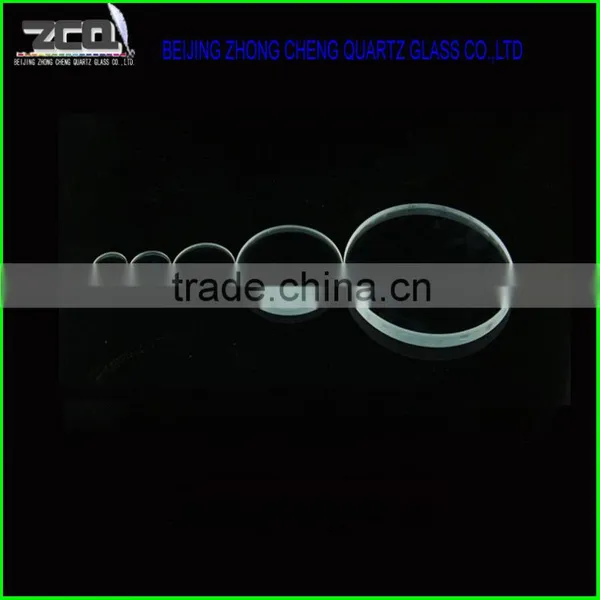 Polishing High Purity Round Quartz Glass Sheet Fused Silica Window photo-2