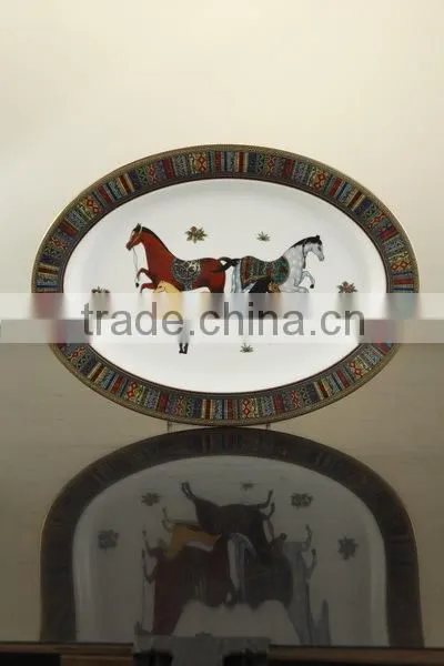 New Arrival Gold Plated Turkish Dinnerware Sets of Ceramic Dinnerware photo-2