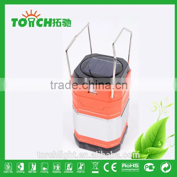 Muitlpower LED Lantern Solar Camping Lamp Rechargeable Camp Light With Charger Solar Tent Light photo-2