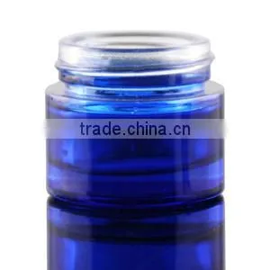 Wholesale Empty Painted Blue Glass Jar photo-2