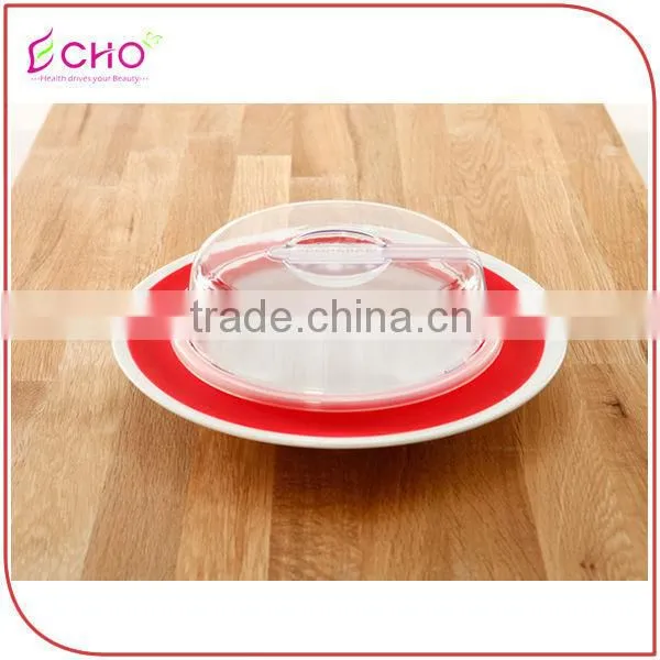 Universal Foldable Plate Topper Lid/Silicone Fresh Keep Lid With Airtight Suction photo-2