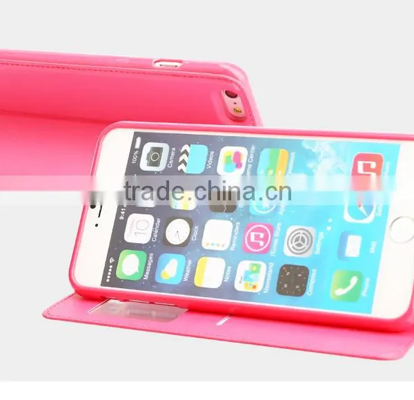 HD Open Window View Design Phone Case, Wallet Leather Case For IPhone 6 photo-4