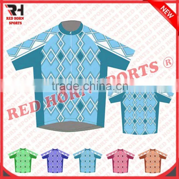 Promotional Cheap Sublimation Jersey for Mens, Coolmax Cycling Jersey photo-5
