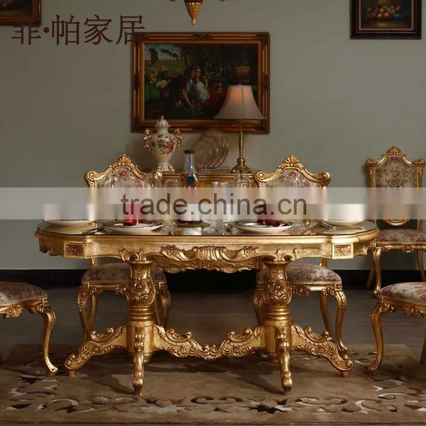 Classic Italian Furniture - Hand Carved Solid Wood Dining Room Set Quality Choice