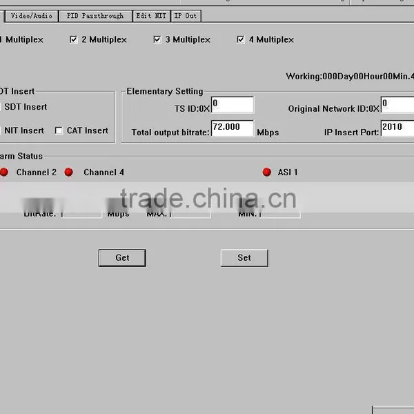 Iptv SPTS Mpts Mpeg-4 Encoder(4 CVBS+audio In,ASI+IP(UDP)/MPTS Out) photo-3