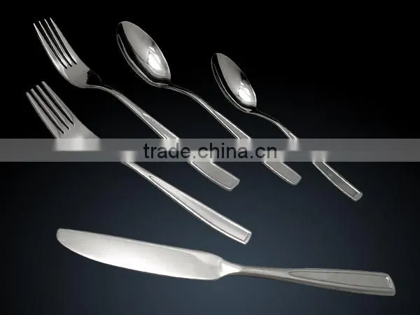 Factory Direct Qana Stainless Steel Cutlery Set With Mirror Polish for Eruope Market photo-4