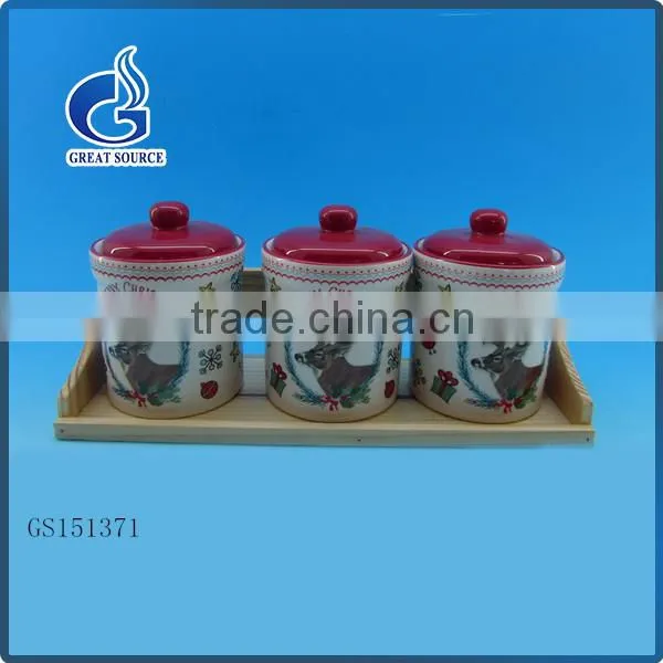 Popular Bulk Ceramic Tea Sugar Coffee Canisters photo-2