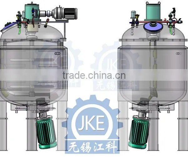 Industrial Chemical Mixing Tank With Agitator for Detergent/Cosmetic Making