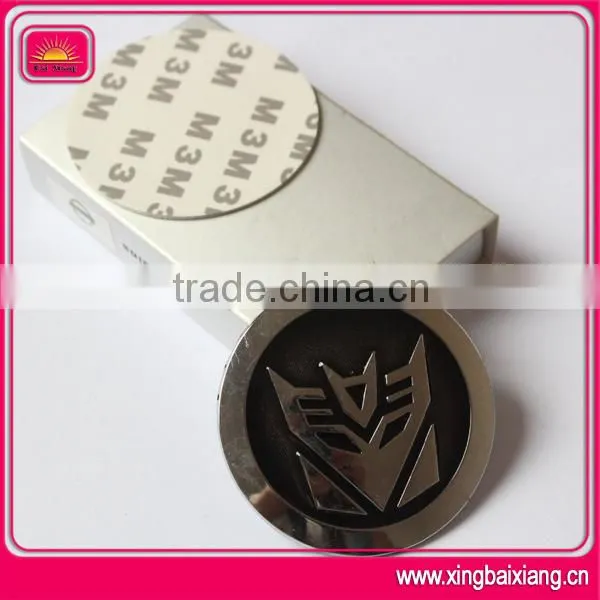 Various Design and High Quality Shiny Metal Logo Nameplate Sticker photo-4