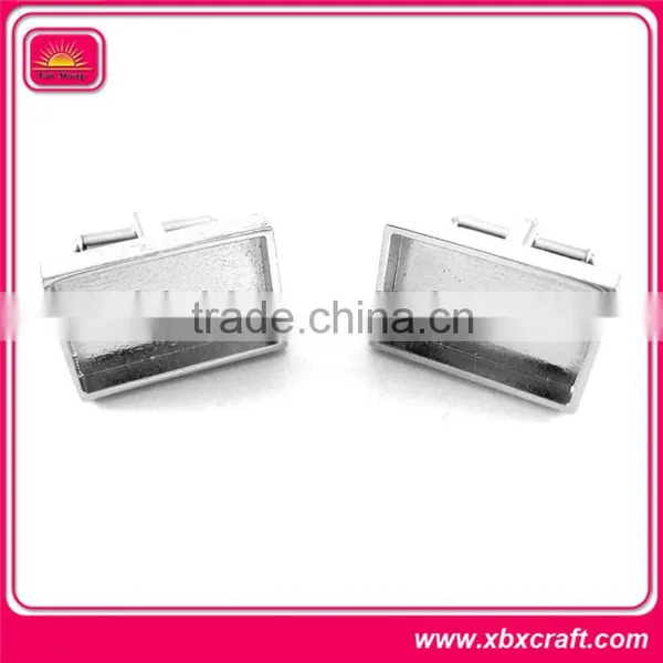 Customize Bulk Metal Blank Cufflinks photo-2