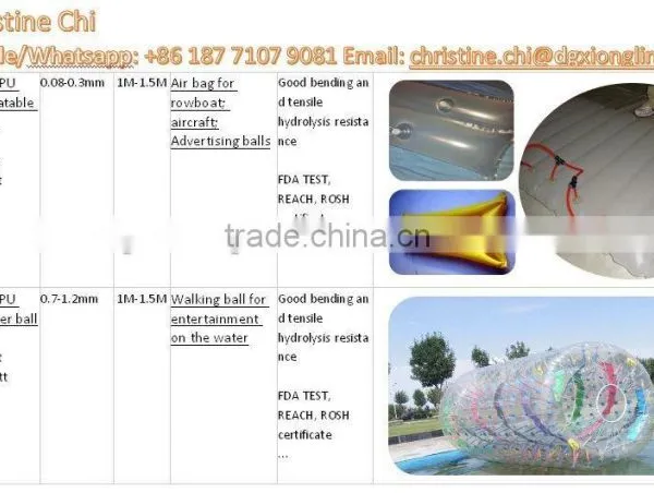 Low Breathable TPU Film for Lamination With Fabric/mattress/towel/car Cushion/tent photo-5