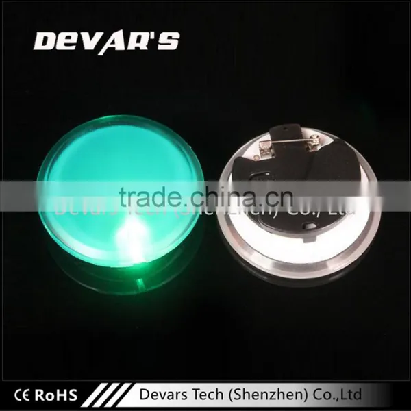 Shenzhen Wholesale High Quality Security Custom Pin Led Badge photo-4