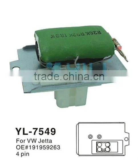 Blower Motor Resisitor for VW Jetta OE#191959263