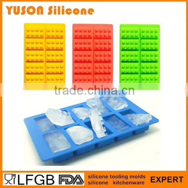 Novelty Minecraft Mini Candy Molds Silicone Rubber Ice Cube Tray