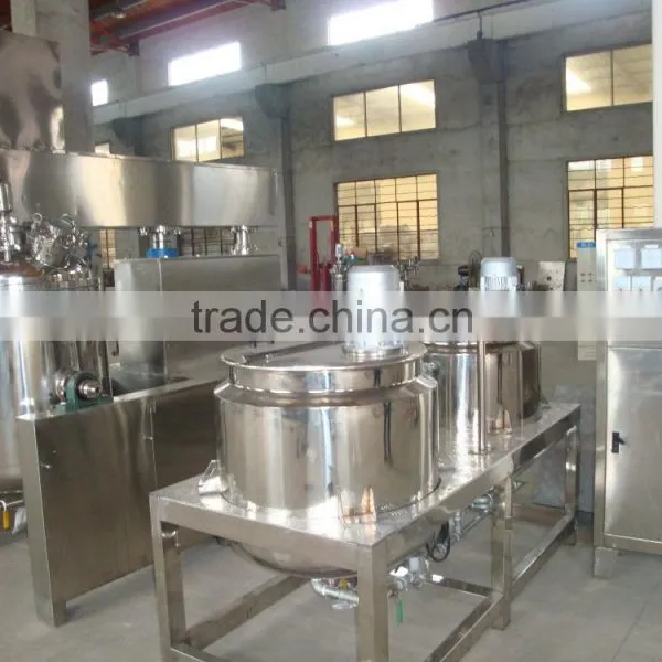 2016 China Supplier Hot-sale Cosmetics Vacuum Emulsifier Tank photo-4