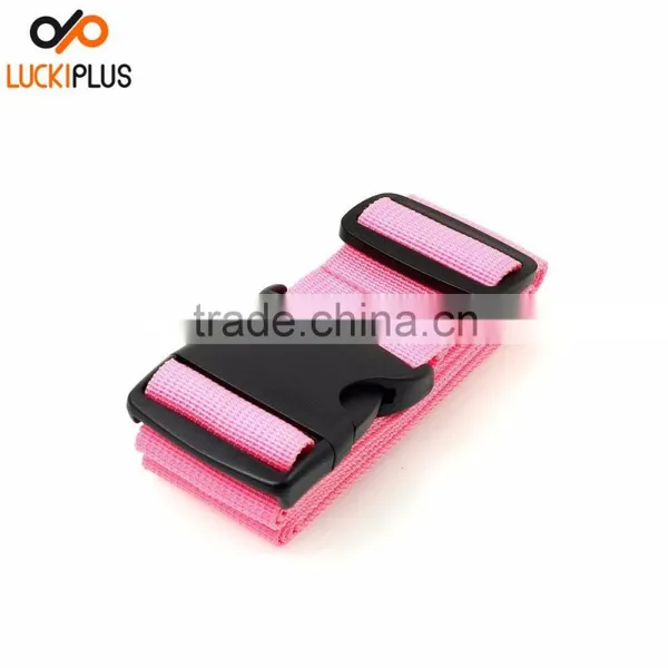 Luckiplus Luggage Straps Suitcase Belt Travel Accessories Luggage Accessory Pink photo-5