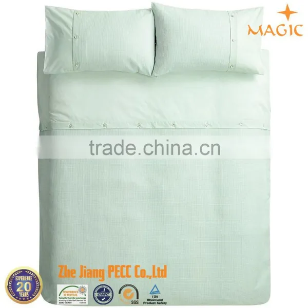 Bordered Waffle , Pale Duck Egg Bedding Sets Duvet Cover Pillow Case photo-2