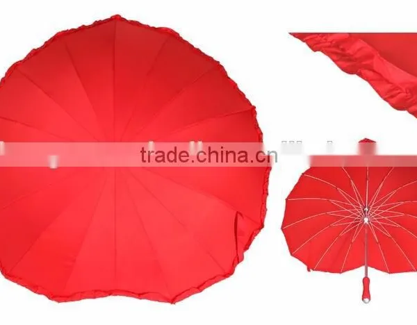 Wedding Chinese Parasols Heart Shape Umbrella Chinese Umbrellas for Wedding photo-3