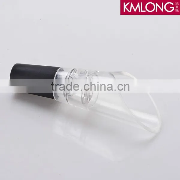 Elegant Black Plastic Wine Pourer photo-2