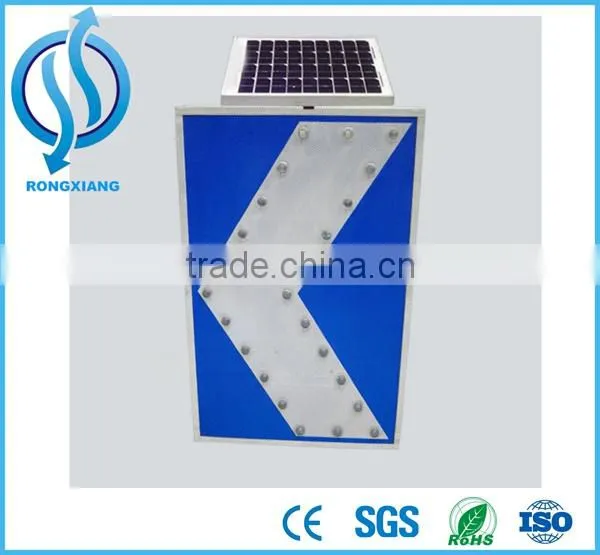 LED Solar Traffic Sign Traffic Safety Sign/Road Safety Solar Arrow Traffic Sign photo-4