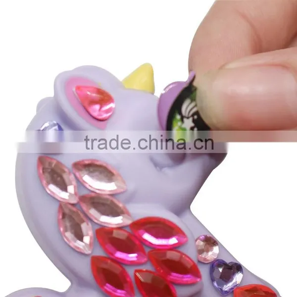 Children Gift Souvenir Kids Lovely Plastic Glitter Animal Keychains Keyring Gift & Crafts photo-2