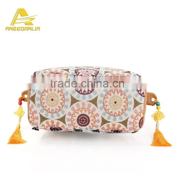 Factory Wholesale Bohemian Pattern Handbags Patchwork Star Shoulder Bags Boho Fashion Embroidery Bag Hot Sale photo-2
