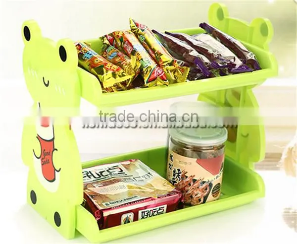 Cartoon Modeling Double-deck Storage Rack Shelves photo-2