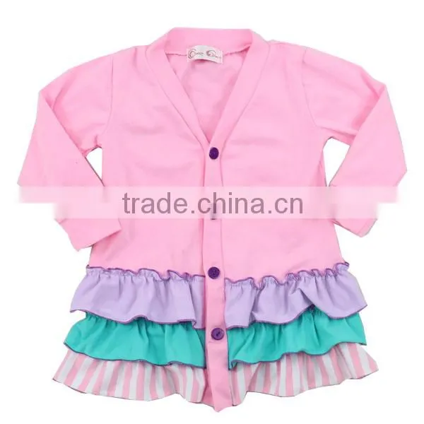 Wholesale 2016 Ruffled Kids Outerwear Baby Girl Long Coats Toddler Girl Coats photo-6