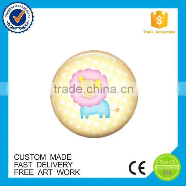 2016 Beautiful Customized Round Epoxy Fridge Magnet photo-2