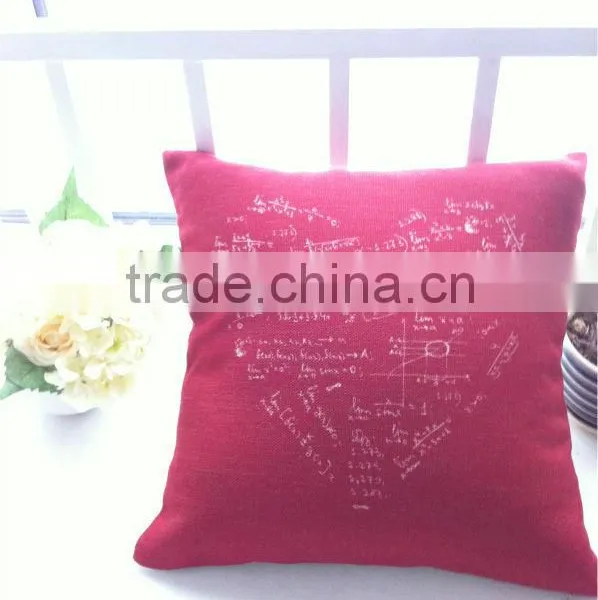 Linen Cushion Cover/ Twill Cushion Cover/canvas Cushion Cover/satin Cushion Cover With Printing