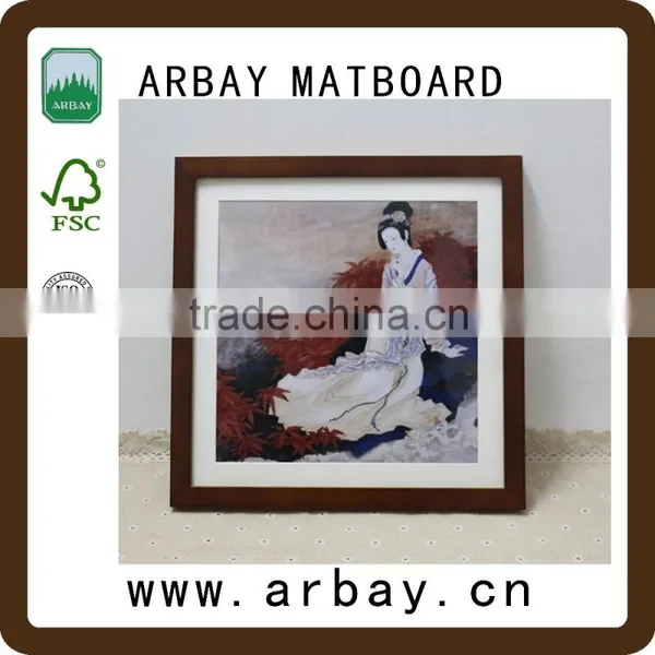 China Hot Sale Custom Acid Free Sexy Photo Frame Matboard Uncut Mat Boards Matboard and Framing photo-6