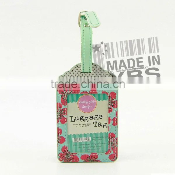 Factory Supply PU Luggage Tag Custom Luggage Tag photo-4