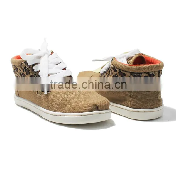 Wholesale Lace up Youth Canvas Sneakers Children Canvas Shoes photo-2