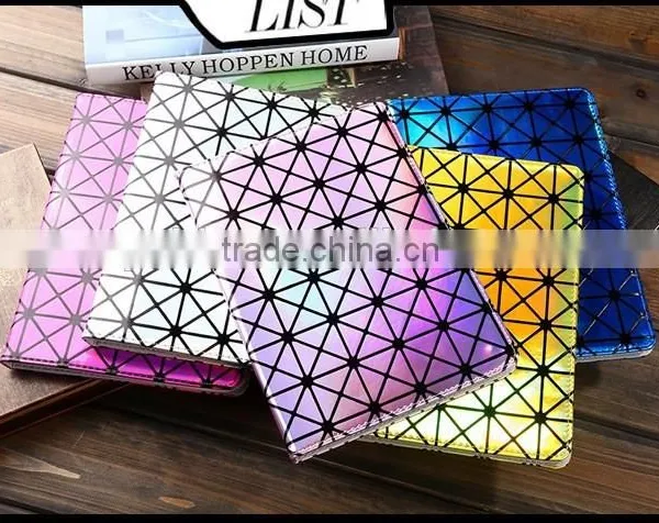 For IPad Mini Sleeve Leather Case Laser Drilling Flip Stand Cover Wallet Case photo-2