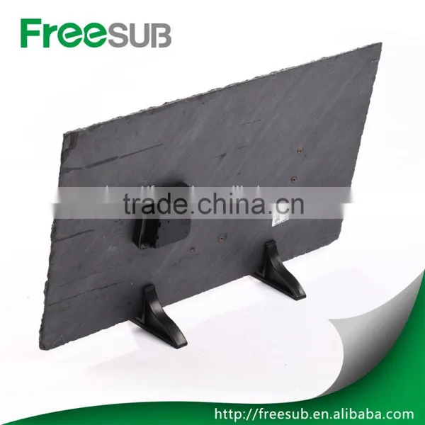 Wholesale DIY Customed L40*H25*W0.9CM Blank Clock Painting Sublimation Stone Plaque photo-4