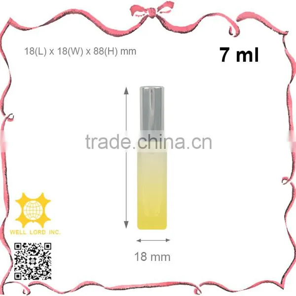 Elegant 10ml Light Purple Slim Pump Sprayer Glass Bottle photo-5