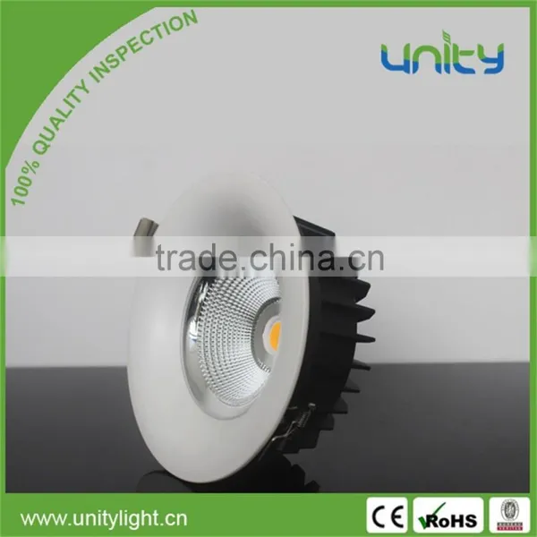 LED Downlight Housing Aluminum 6 Inch 30W Recessed COB LED Down Light With CE RoHS Certification photo-2