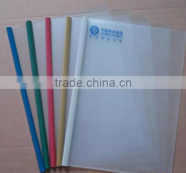 custom transparent plastic file folder box
