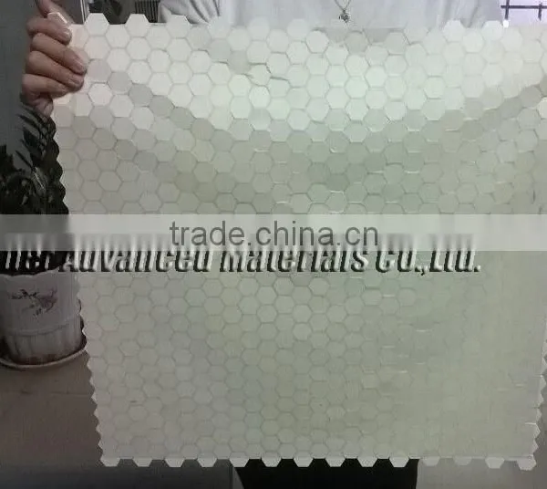 500*500 mm Alumina Ceramic Hexagonal Mat, Alumina Ceramic Liner for Wear Resistant Pipes photo-3