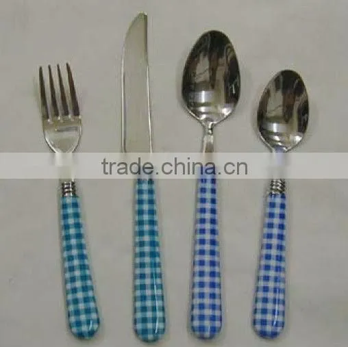 Plastic Handle Dinnerware Set Cheap Popular photo-4