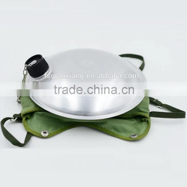 Outdoor Use Army Military Canteen in Round Shape Aluminum Water Bottle photo-3