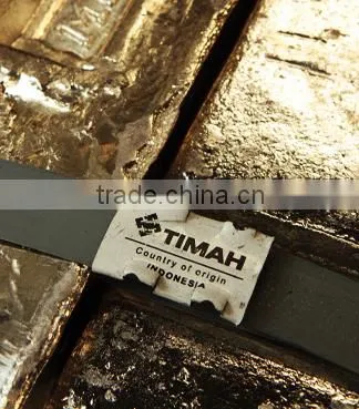 Tin Ingot Brand TIMAH Origin Indonesia