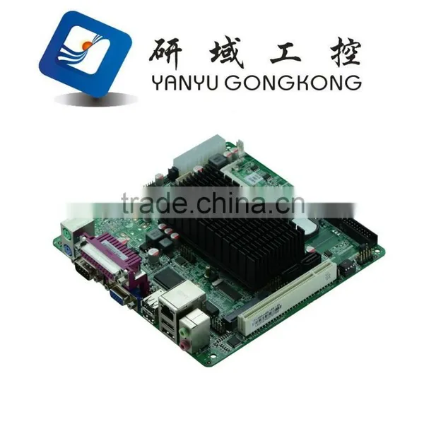 Mini Itx Industrial Motherboard Intel Atom N455 CPU Fanless POS Motherboard