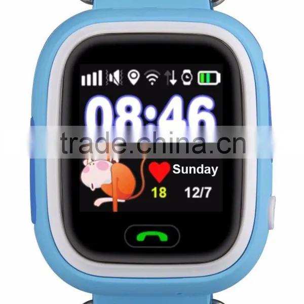 OLED Touch Display Smart GPS Watch Tracker Q60 Kids Safety Smart Watch Phone photo-3